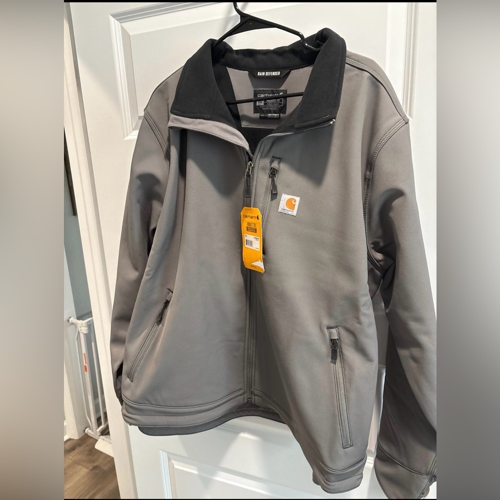 Carhartt Rain Defender gray Jacket 2XL NEW